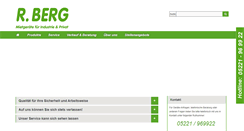 Desktop Screenshot of berg-mietgeraete.de